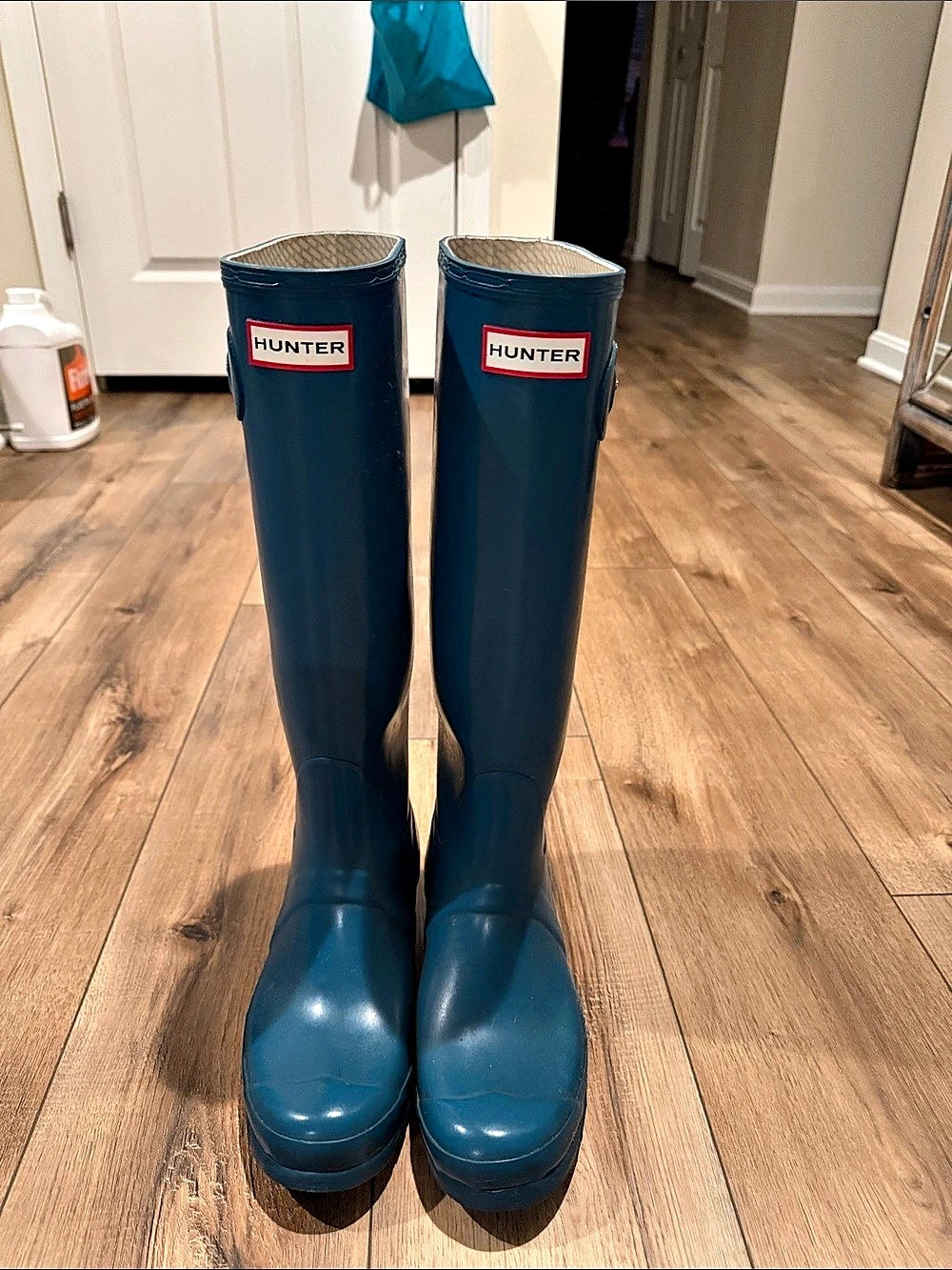 Hunter Original Tall Rain Boots in Blue
